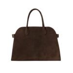The Row Soft Margaux 12 Bag Mocha