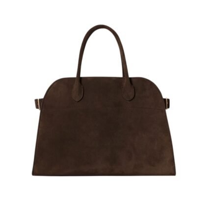 The Row Soft Margaux 12 Bag Mocha