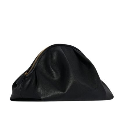 The Row Charlotte Clutch Bag Black