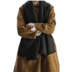 The Row Ingo Scarf Charcoal