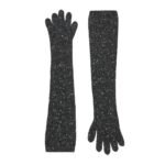 The Row Merano Gloves Charcoal Melange