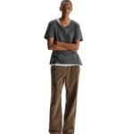 The Row Dera T-Shirt Charcoal Melange