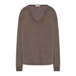 The Row Birket T-Shirt Grey Sepia