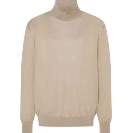 The Row Orly Turtleneck Taupe