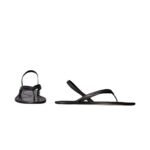 The Row Malick Sandal Two Black
