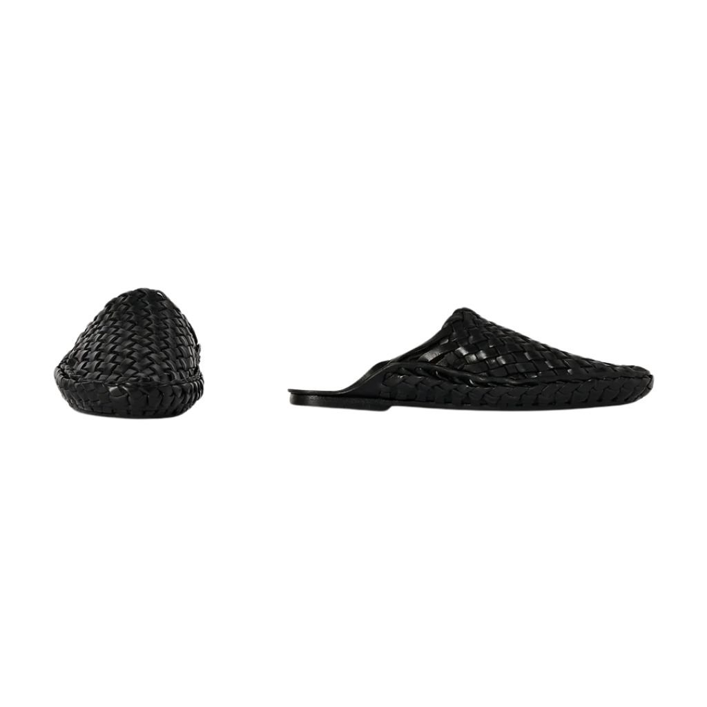29 The Row Woven Slip On Shoe Black