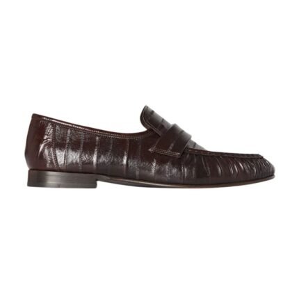 The Row Soft Loafer Brown