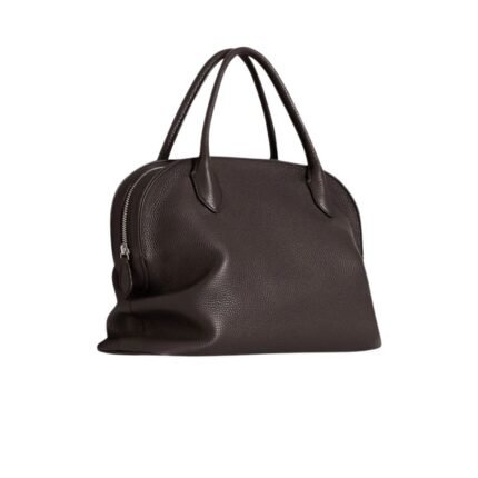 The Row Agnes 12 Bag Dark Brown