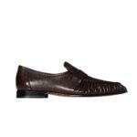 The Row Soft Loafer Deep Brown