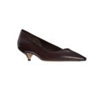 The Row Liisa Kitten Three Heel Aubergine