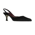 The Row Inez Slingback Heel Black