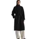 The Row Ciara Coat Black