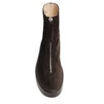 The Row Zipped Boot I Dark Brown