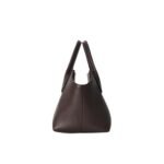 The Row Terrasse Bauletto Bag Dark Brown