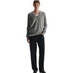 The Row Phora Sweater Light Grey Melange