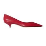 The Row Liisa Kitten Two Heel Lacquer Red