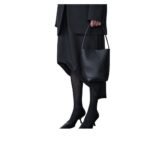 The Row Small N/S Park Tote Bag Black