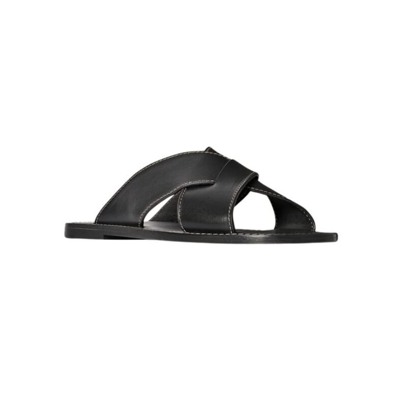 The Row Link Sandal Black