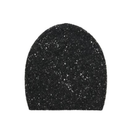 The Row Marvy Beanie Charcoal Melange