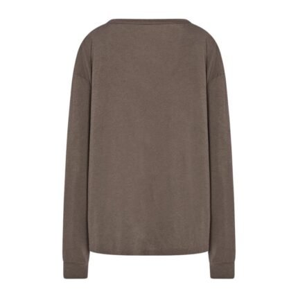 The Row Birket T-Shirt Grey Sepia