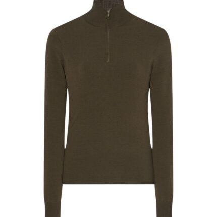 The Row Lalea Top Sepia Khaki