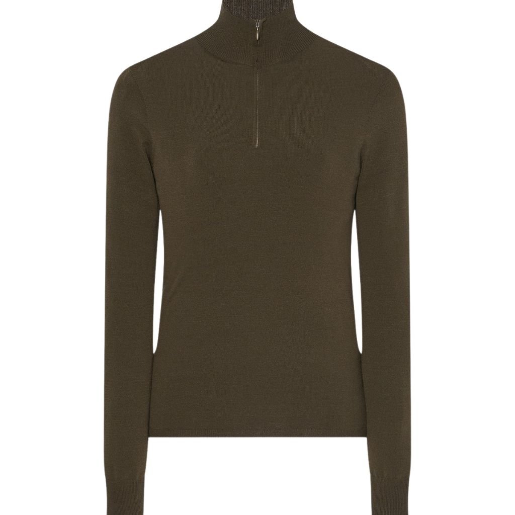 30 The Row Lalea Top Sepia Khaki