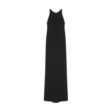 The Row Johanne Dress Black