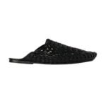 The Row Woven Slip On Shoe Black