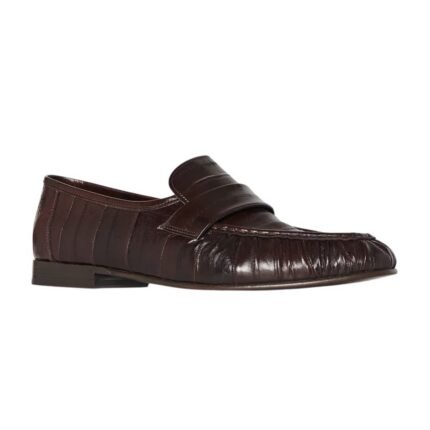 The Row Soft Loafer Brown
