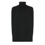 The Row Meo Turtleneck Charcoal Melange