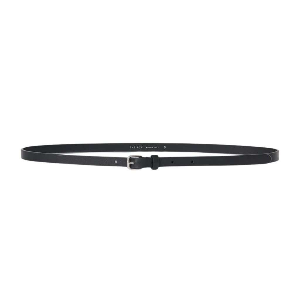 30 The Row Mini Belt Black