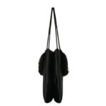 The Row Cecily Tassel Bag Black