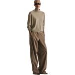 The Row Orly Turtleneck Taupe