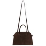 The Row Soft Margaux 12 Bag Mocha