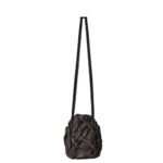 The Row Woven Alix Bag Dark Brown