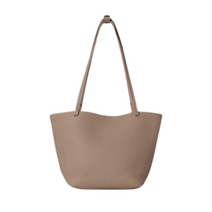 The Row Medium Park Tote Bag Dark Taupe