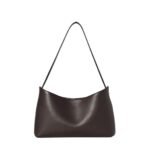 The Row Alma Baguette Dark Brown