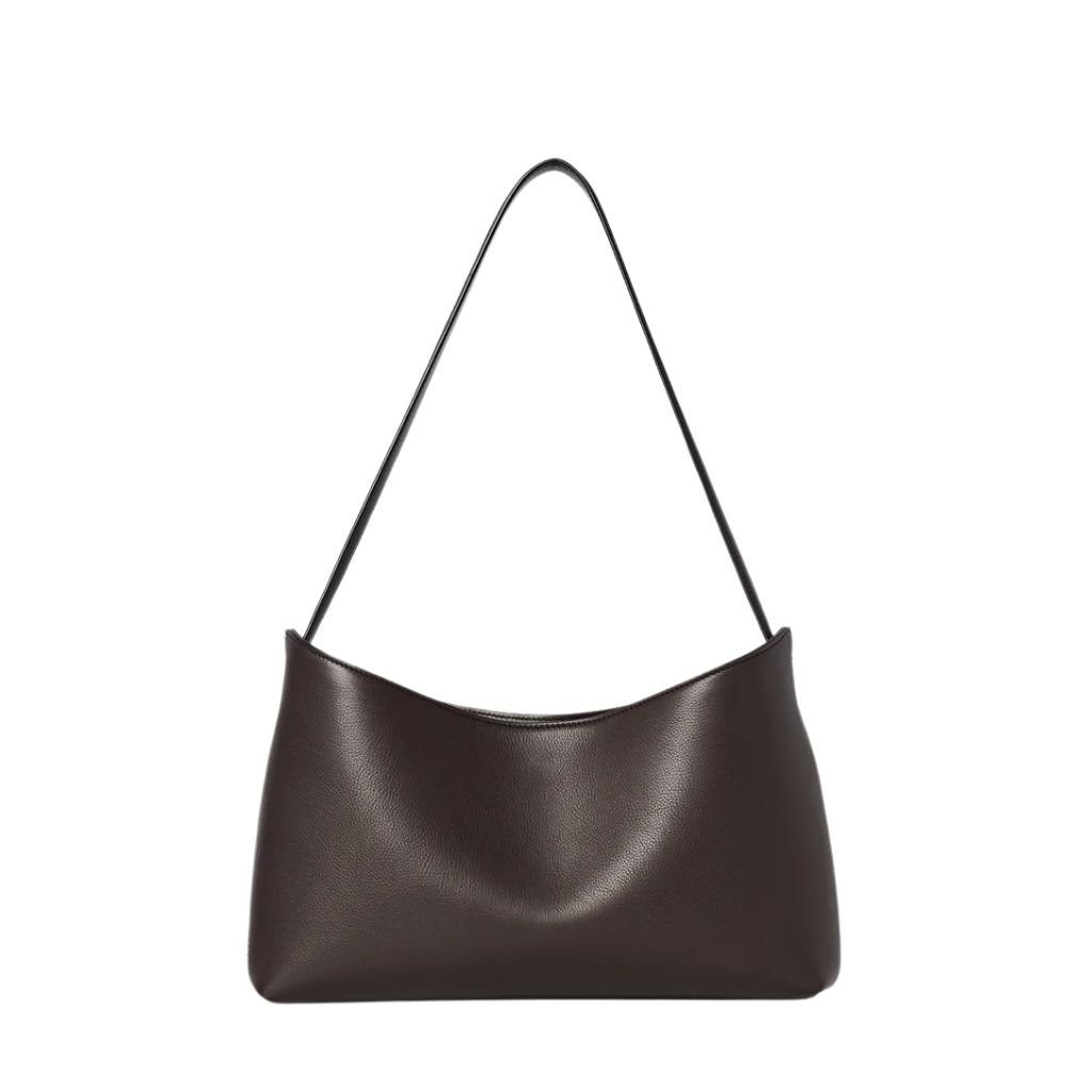 32 The Row Alma Baguette Dark Brown
