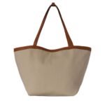 The Row Park Tote Three Canvas Bag Brown / Beige / Cuir
