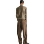 The Row Orly Turtleneck Taupe