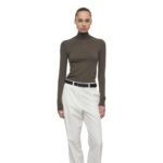 The Row Lalea Top Sepia Khaki
