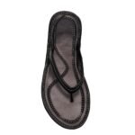 The Row Malick Sandal Two Black