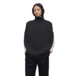 The Row Meo Turtleneck Charcoal Melange