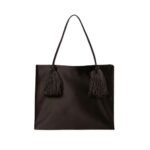 The Row Cecily Tassel Bag Dark Brown