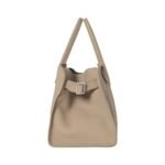 The Row Soft Margaux 12 Bag Dark Taupe