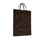 The Row Mini Barn Tote Bag Dark Brown