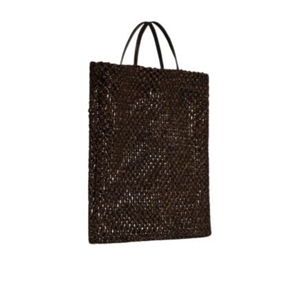 The Row Mini Barn Tote Bag Dark Brown