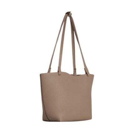 The Row Medium Park Tote Bag Dark Taupe