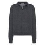 The Row Pauli Top Charcoal Melange