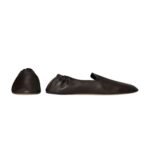 The Row Casa Slipper Lacquer Brown